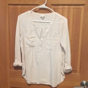 3/4 sleeve pale pink top